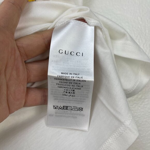 NWT Gucci KIds GG winged tiger t-shirt in white Size 4 - Picture 9 of 10